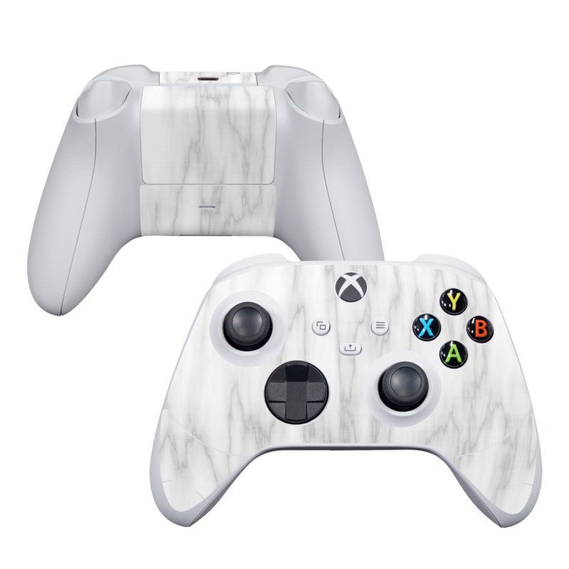 Bianco Marble - Microsoft Xbox Series S Controller Skin - Marble Collection - DecalGirl