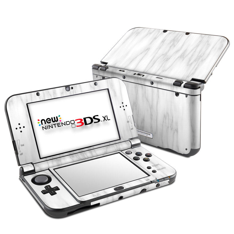 Bianco Marble - Nintendo New 3DS XL Skin - Marble Collection - DecalGirl