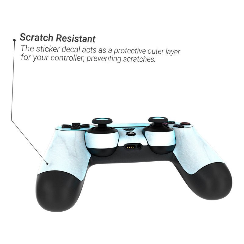 Bianco Marble - Sony PS4 Controller Skin - Marble Collection - DecalGirl