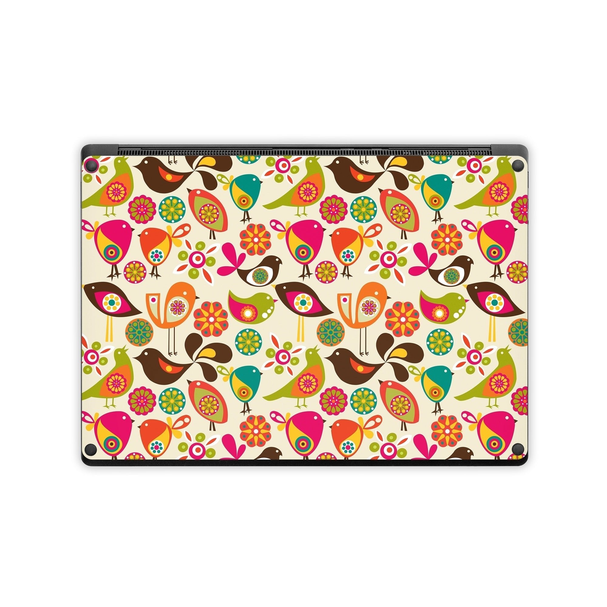 Bird Flowers - Microsoft Surface Laptop Skin - Valentina Ramos - DecalGirl