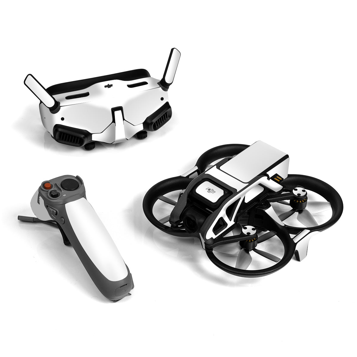 Solid State White - DJI Avata Skin