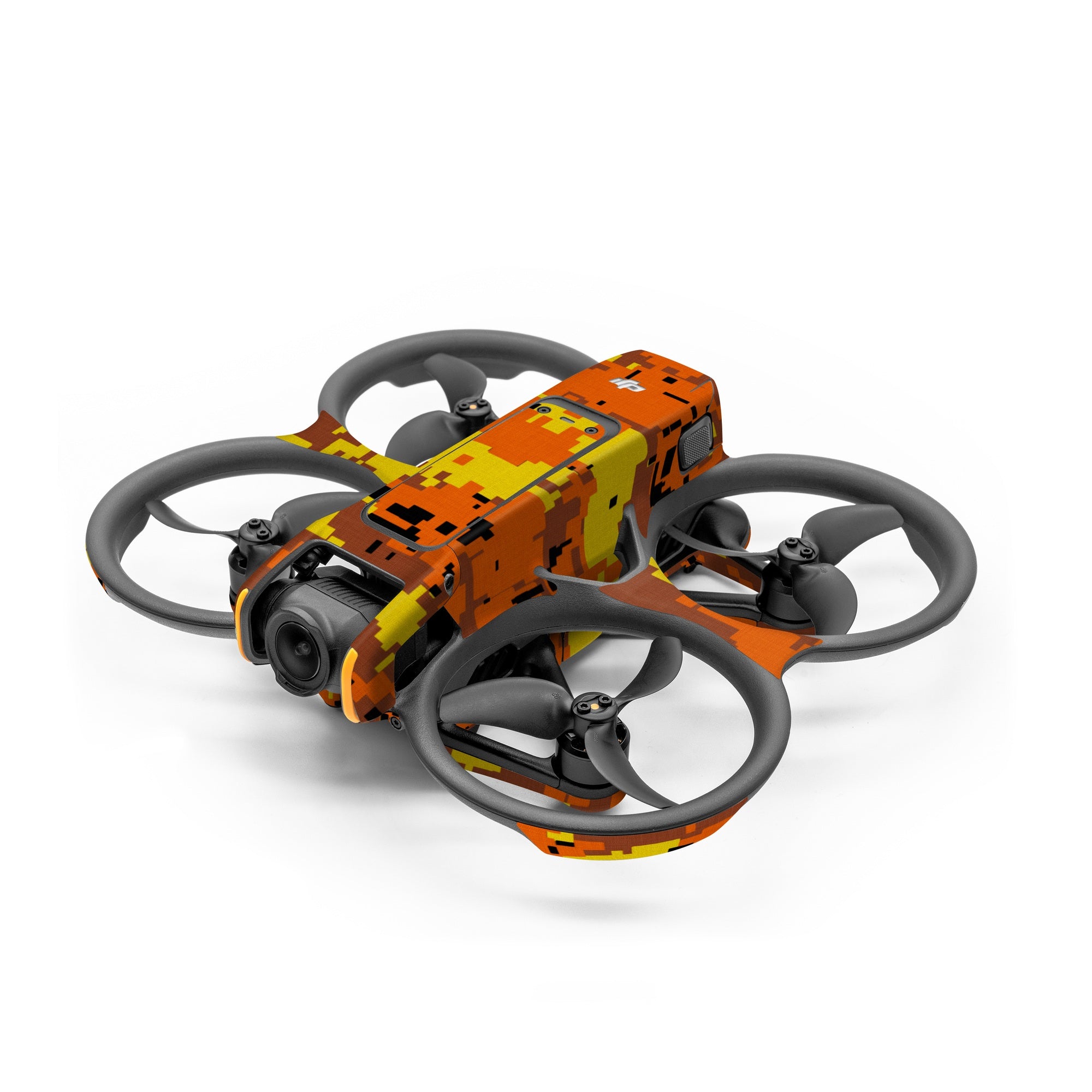 Digital Orange Camo - DJI Avata 2 Skin