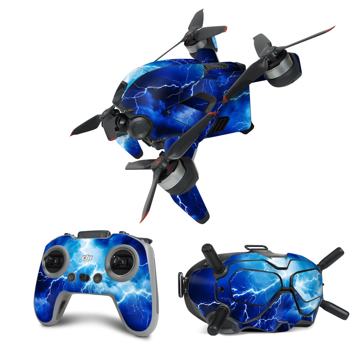 Apocalypse Blue - DJI FPV Combo Skin