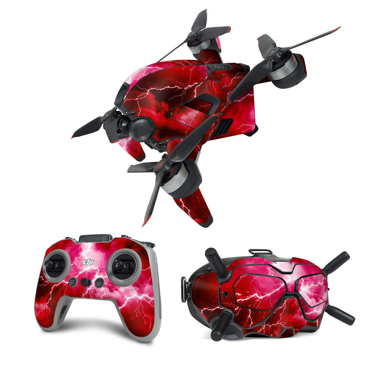 Apocalypse Red - DJI FPV Combo Skin