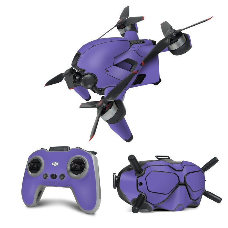 Solid State Purple - DJI FPV Combo Skin