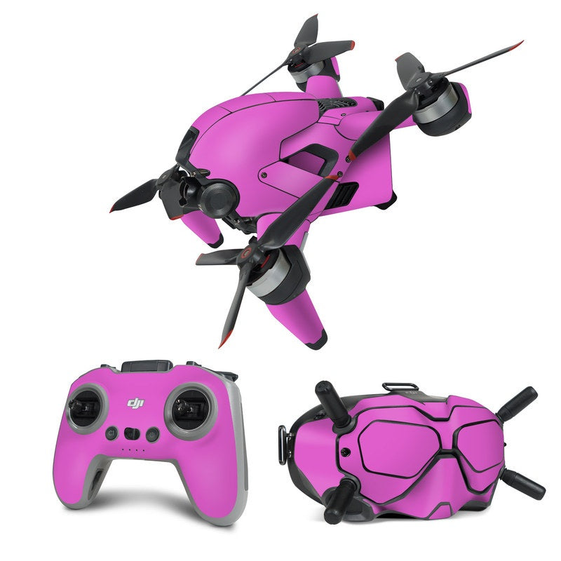 Solid State Vibrant Pink - DJI FPV Combo Skin