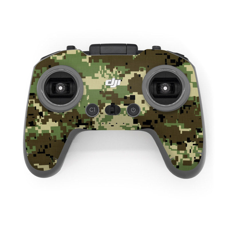 Digital Woodland Camo - DJI FPV Remote Controller 2 Skin