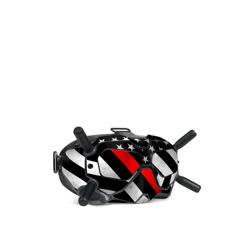 Thin Red Line Hero - DJI FPV Goggles V2 Skin