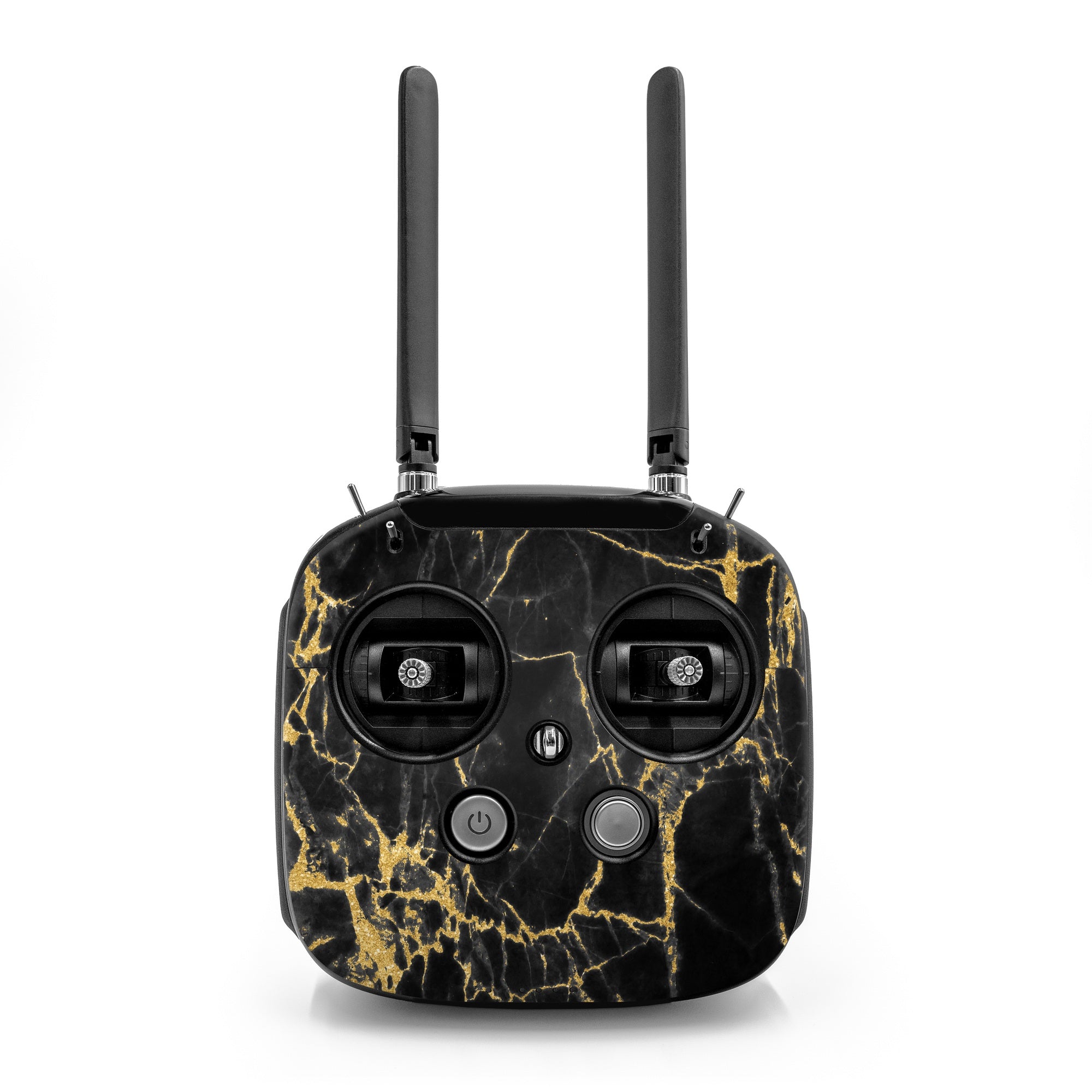 Black Gold Marble - DJI FPV Remote Controller (Mode 2) Skin