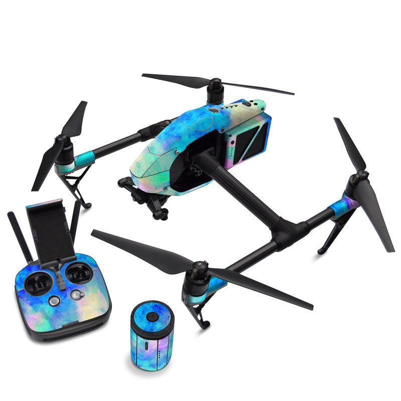 Electrify Ice Blue - DJI Inspire 2 Skin