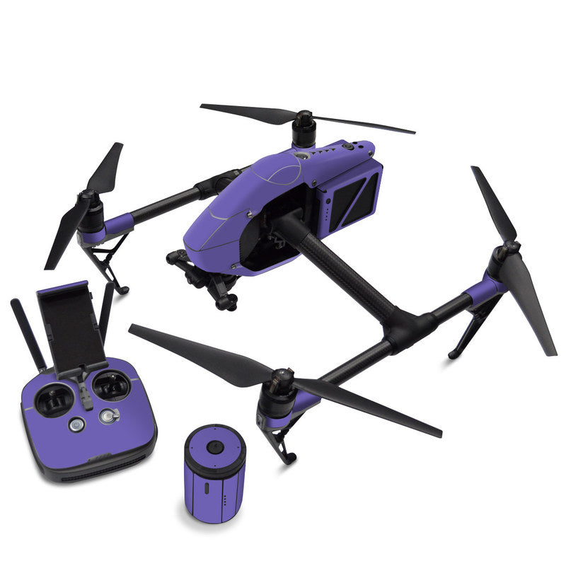 Solid State Purple - DJI Inspire 2 Skin