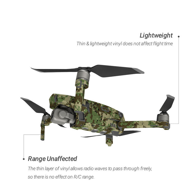 Digital Woodland Camo - DJI Mavic 2 Skin