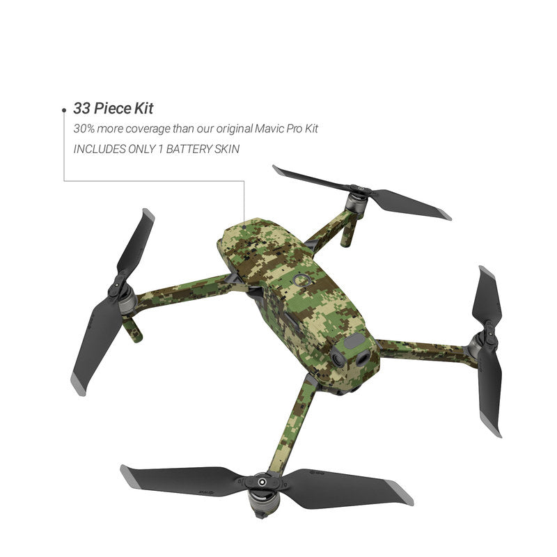 Digital Woodland Camo - DJI Mavic 2 Skin