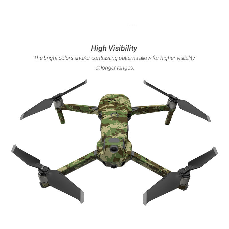 Digital Woodland Camo - DJI Mavic 2 Skin