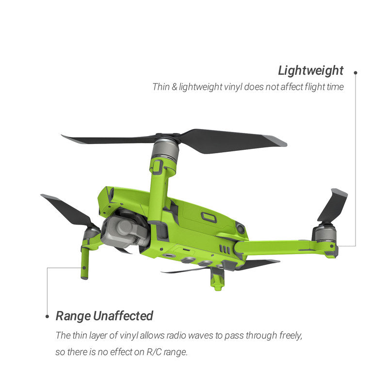 Solid State Lime - DJI Mavic 2 Skin