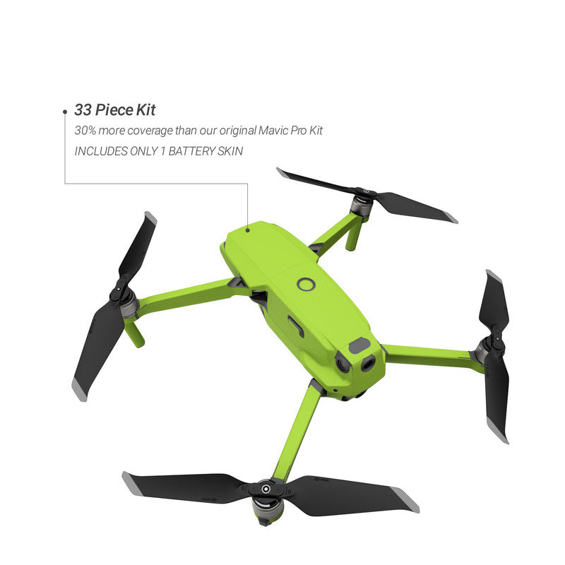 Solid State Lime - DJI Mavic 2 Skin