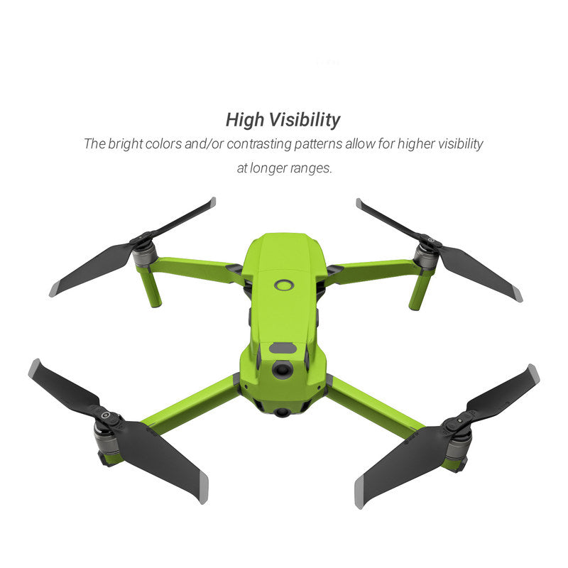 Solid State Lime - DJI Mavic 2 Skin