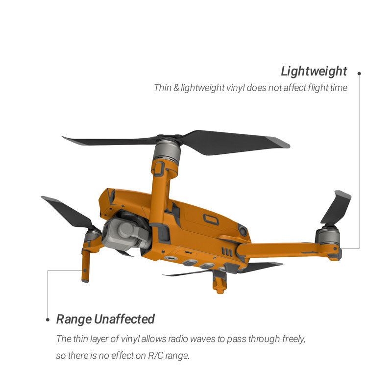 Solid State Orange - DJI Mavic 2 Skin