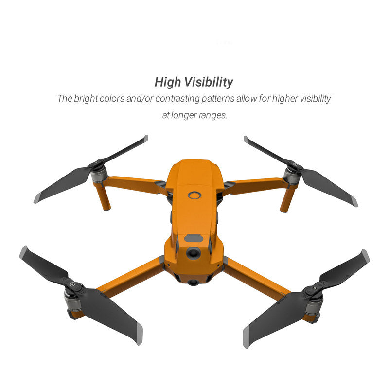 Solid State Orange - DJI Mavic 2 Skin