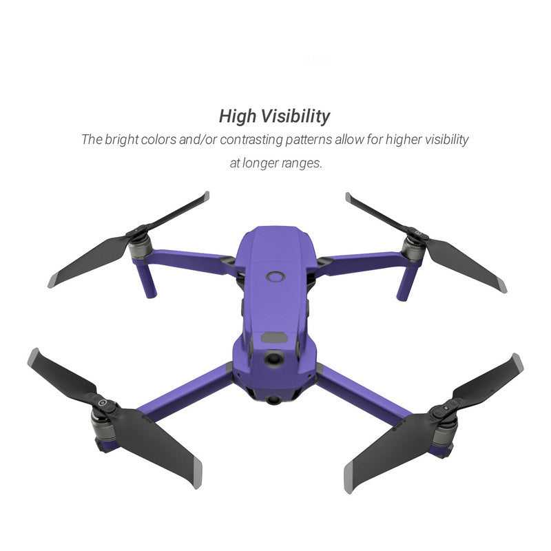 Solid State Purple - DJI Mavic 2 Skin