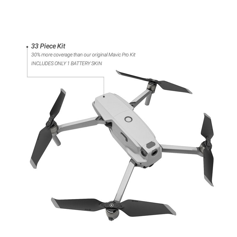 Solid State White - DJI Mavic 2 Skin