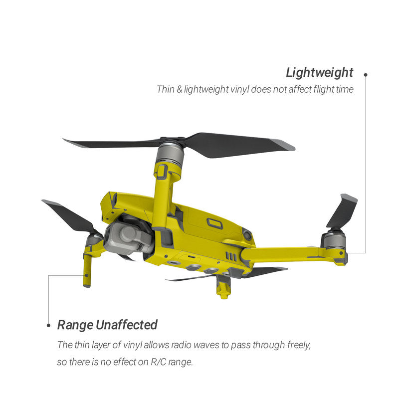 Solid State Yellow - DJI Mavic 2 Skin