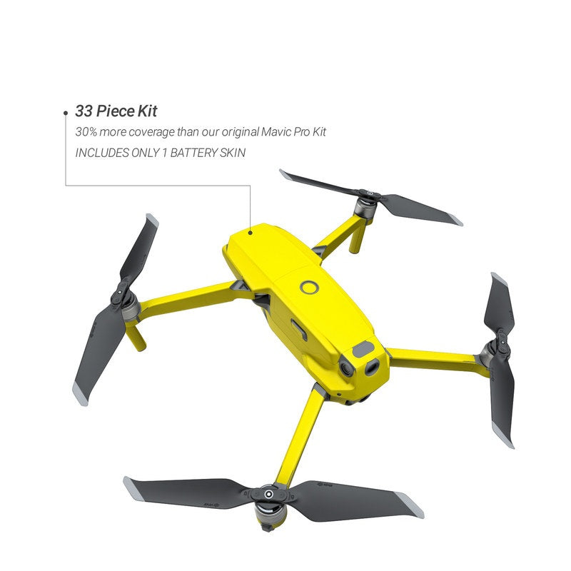 Solid State Yellow - DJI Mavic 2 Skin