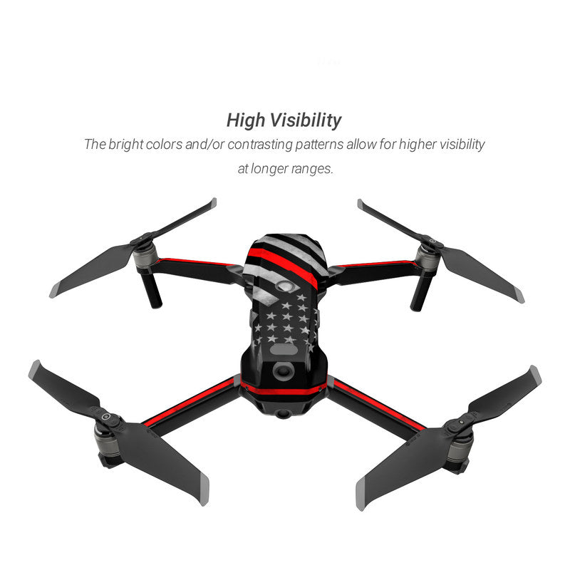 Thin Red Line Hero - DJI Mavic 2 Skin