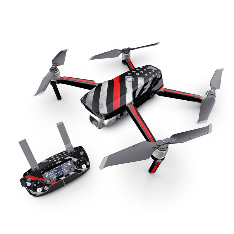 Thin Red Line Hero - DJI Mavic 2 Skin