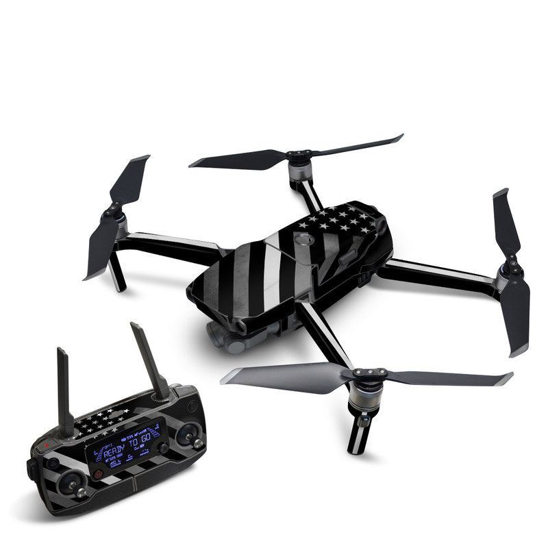 Thin White Line Hero - DJI Mavic 2 Skin