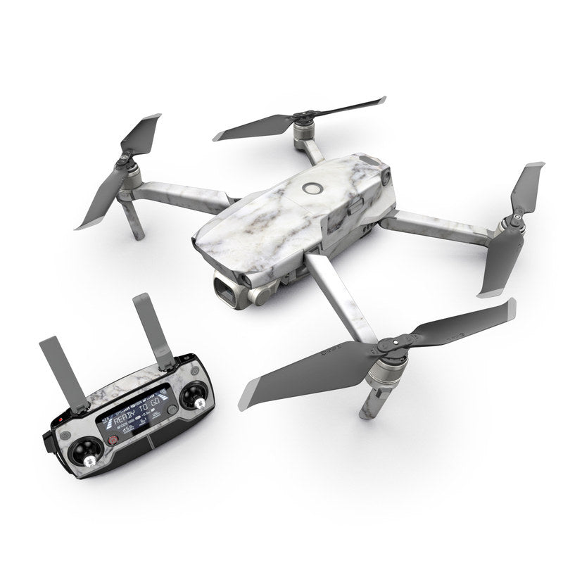 White Marble - DJI Mavic 2 Skin