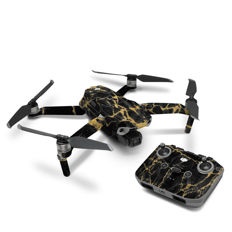 Black Gold Marble - DJI Mavic Air 2 Skin