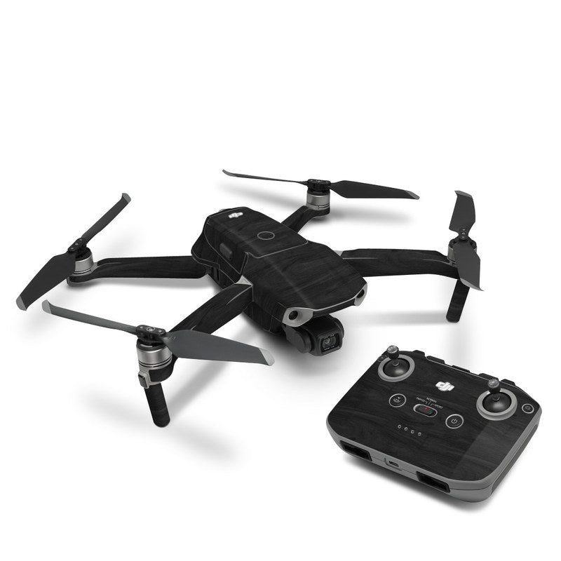 Black Woodgrain - DJI Mavic Air 2 Skin