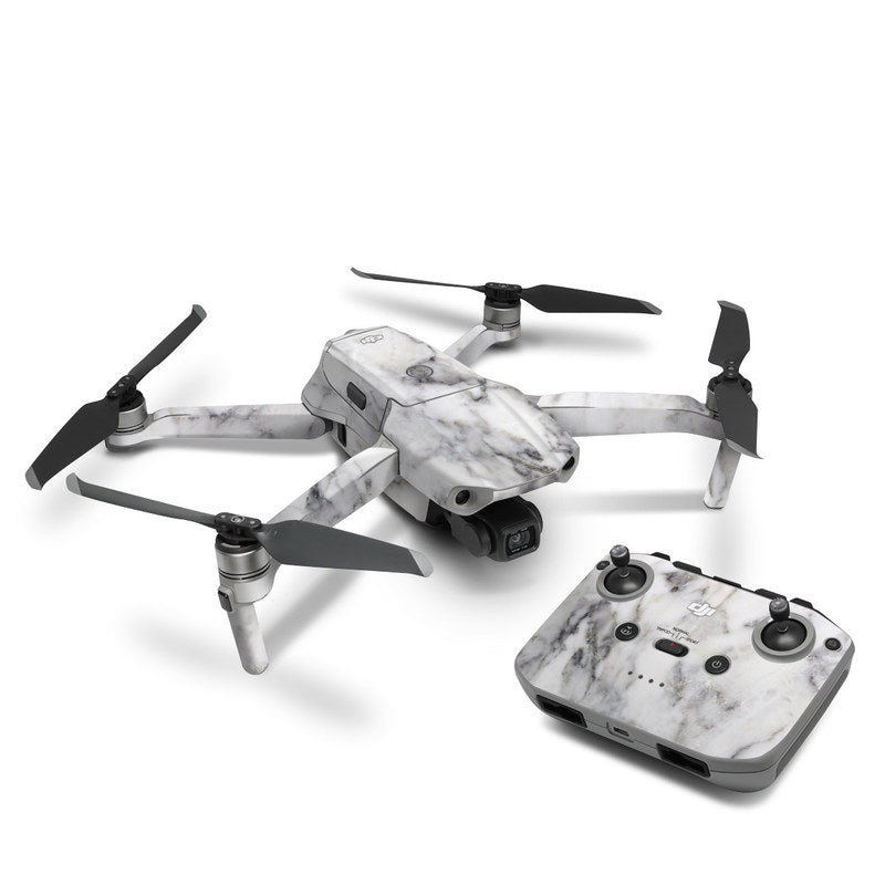 White Marble - DJI Mavic Air 2 Skin