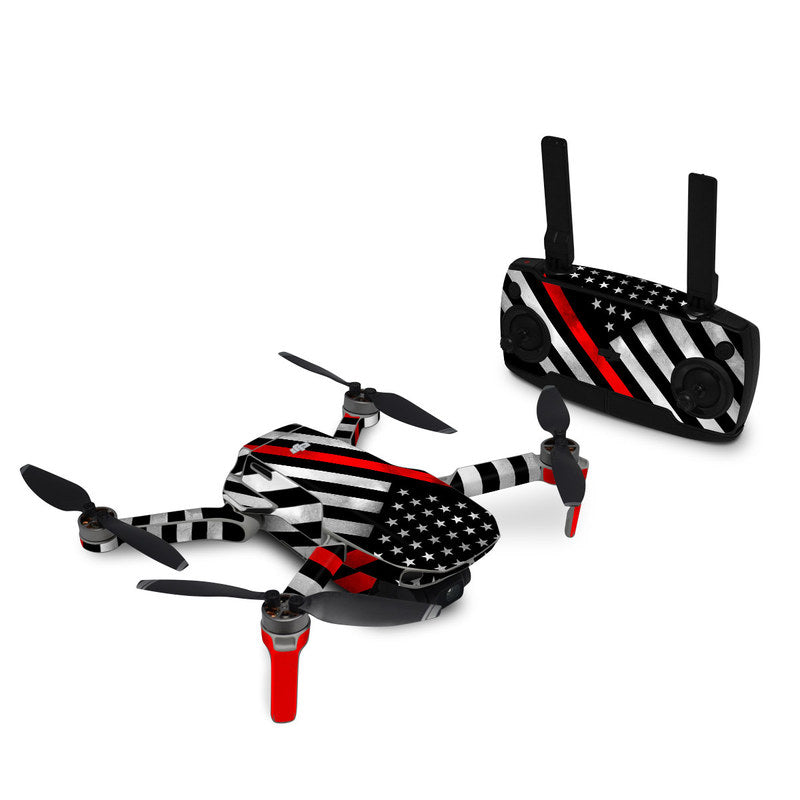 Thin Red Line Hero - DJI Mavic Mini Skin