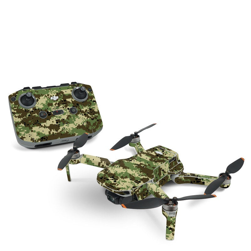 Digital Woodland Camo - DJI Mini 2 Skin