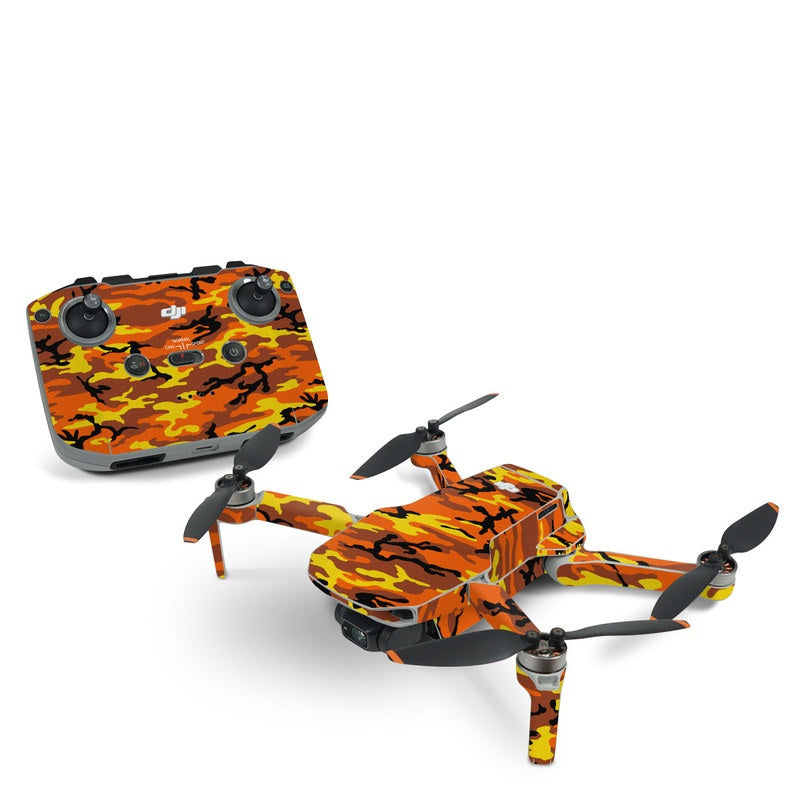 Orange Camo - DJI Mini 2 Skin