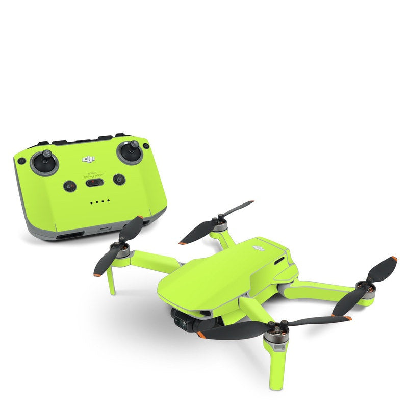 Solid State Lime - DJI Mini 2 Skin