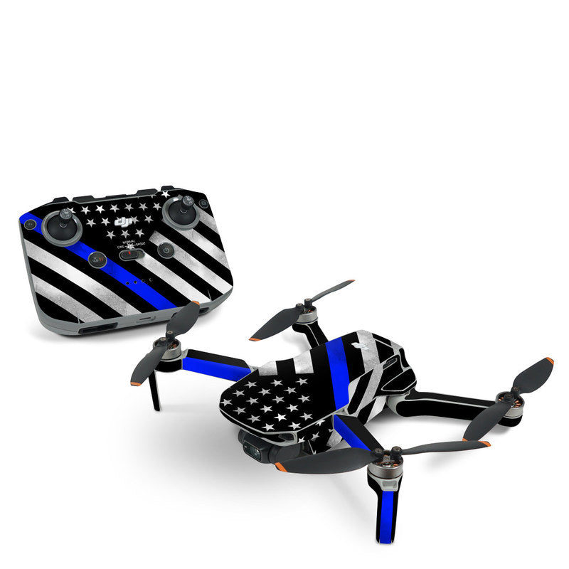 Thin Blue Line Hero - DJI Mini 2 Skin