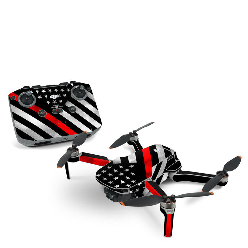 Thin Red Line Hero - DJI Mini 2 Skin