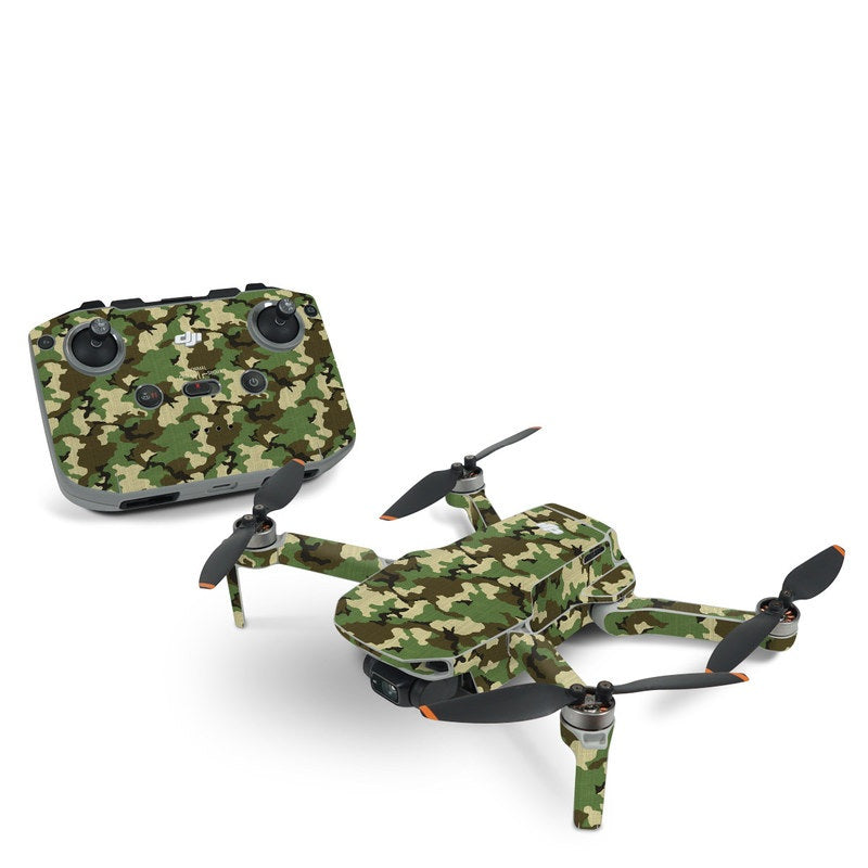 Woodland Camo - DJI Mini 2 Skin