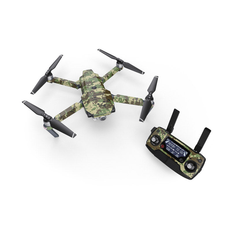 Digital Woodland Camo - DJI Mavic Pro Skin