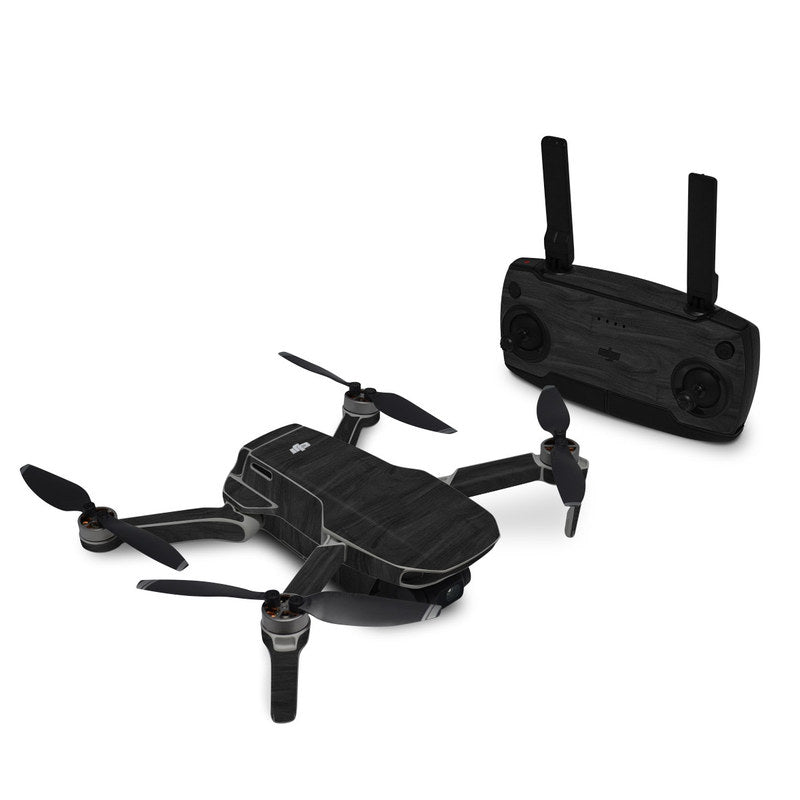 Black Woodgrain - DJI Mini SE Skin