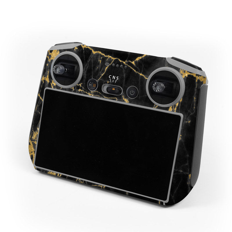 Black Gold Marble - DJI RC Controller Skin