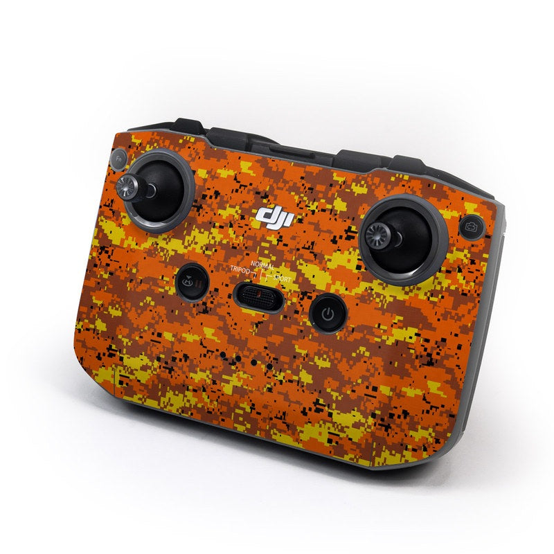 Digital Orange Camo - DJI RC-N1 Controller Skin