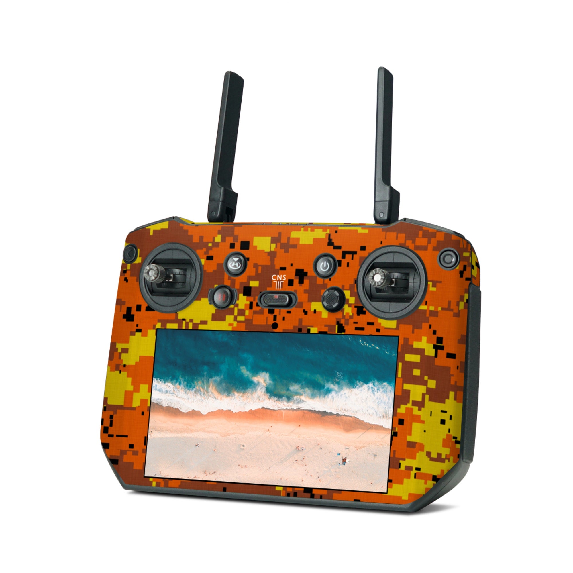 Digital Orange Camo - DJI RC Pro Controller Skin