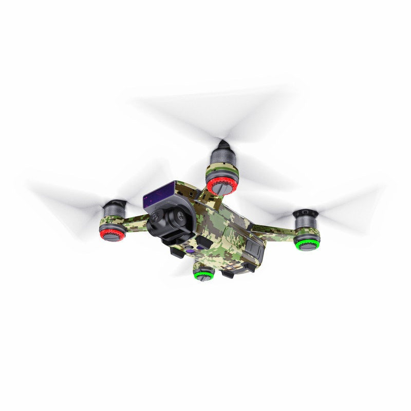 Digital Woodland Camo - DJI Spark Skin