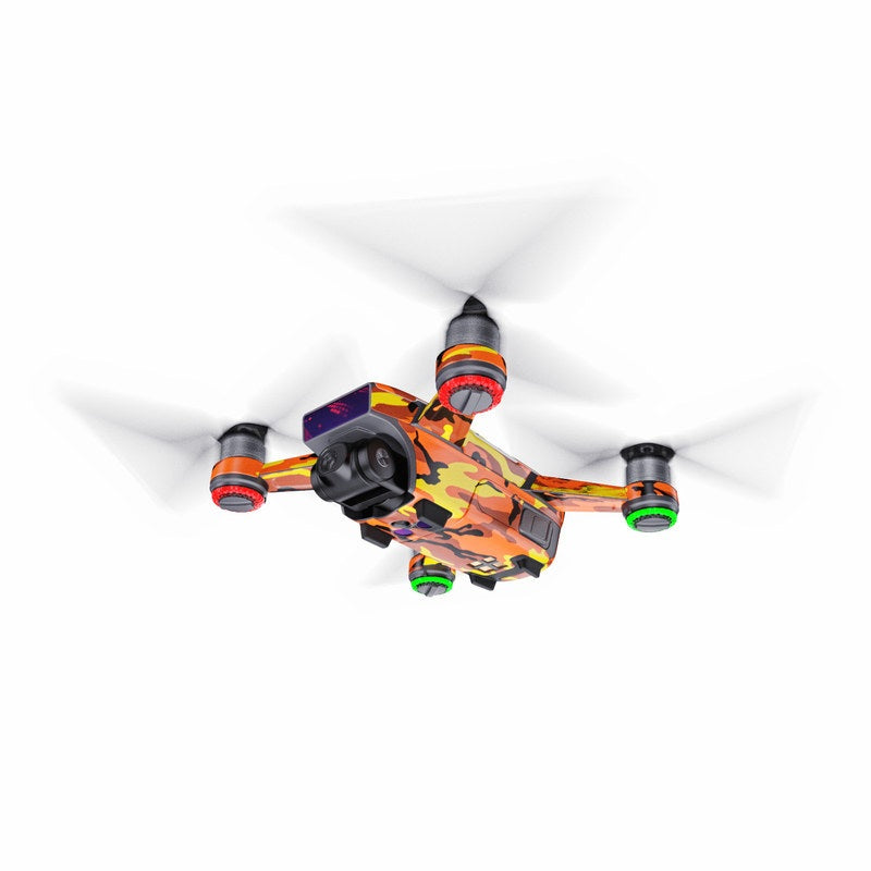 Orange Camo - DJI Spark Skin