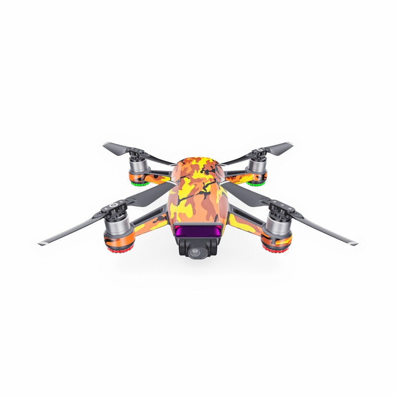 Orange Camo - DJI Spark Skin