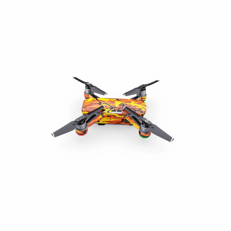 Orange Camo - DJI Spark Skin